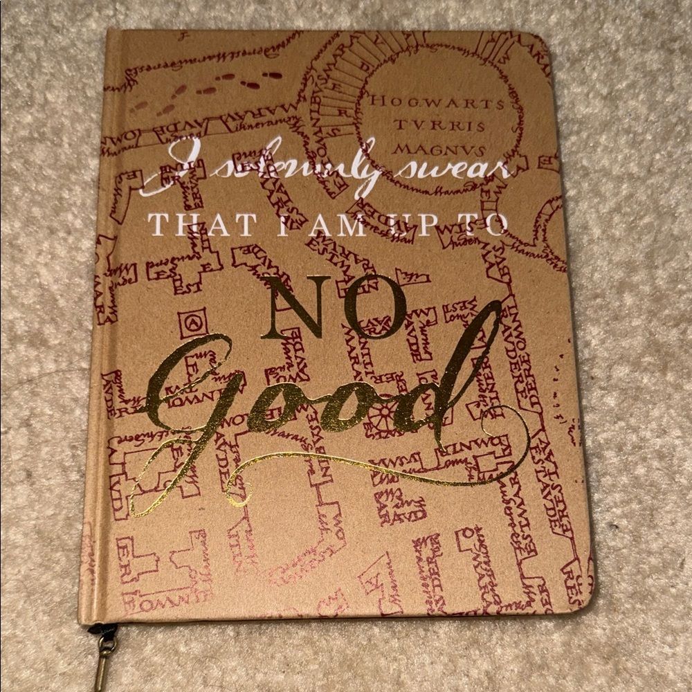 Warner Bros. Harry Potter Journal with Brown hard Cover